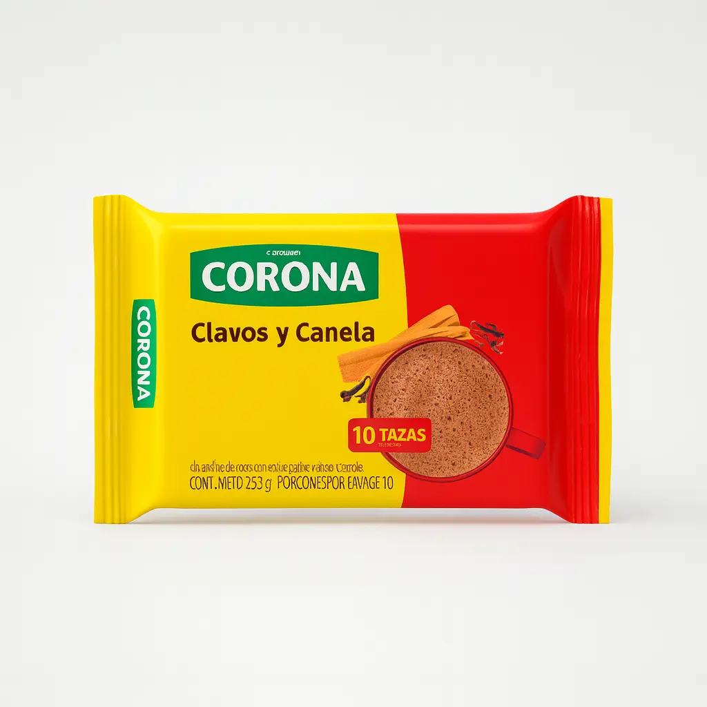 CHOCOLATE CLOVES AND CINNAMON / CHOCOLATE CORONA CLAVOS CANELA 250 Gr