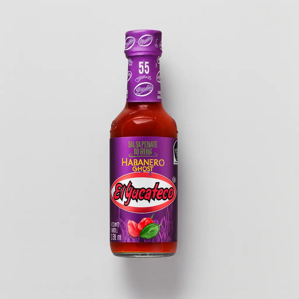 HOT HABANERO SAUCE GHOST EL YUCATECO 120Ml