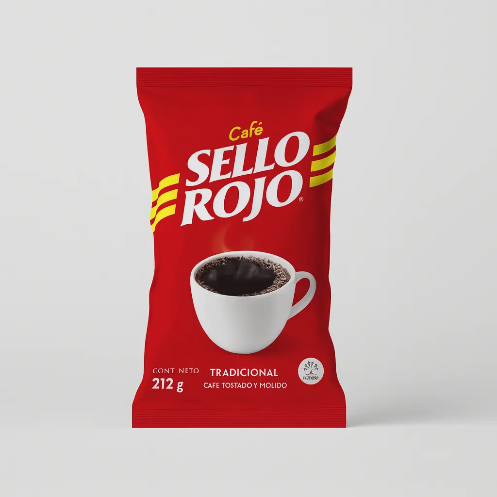 SELLO ROJO COFFEE / CAFÉ 212 Gr