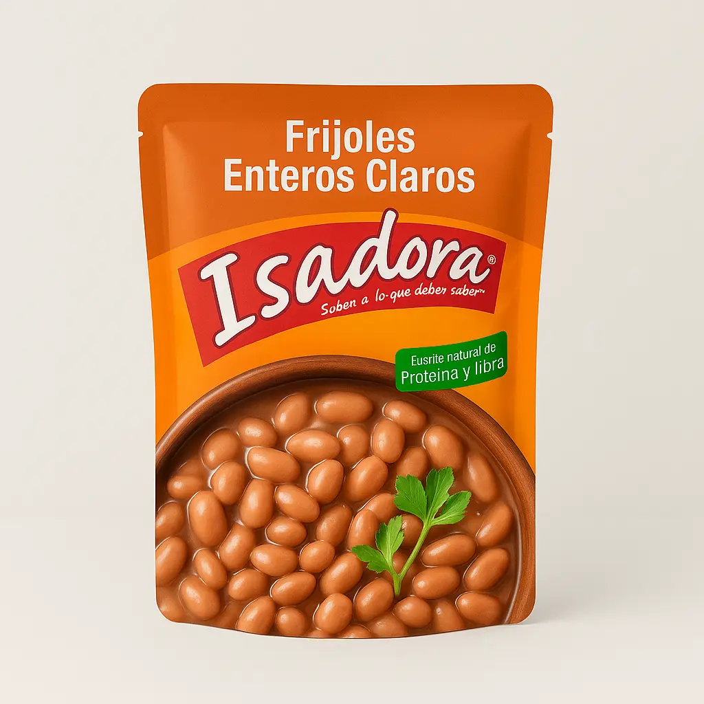WHOLE LIGHT BEANS ISADORA 454Gr