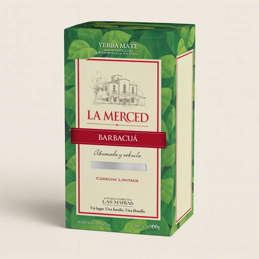 YERBA MATE BARBACUA LA MERCED 500Gr