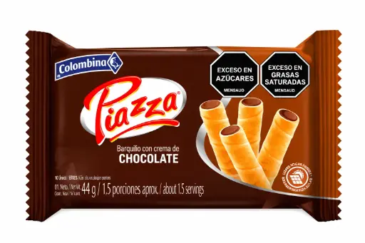 BARQUILLO CHOCOLATE PIAZZA 45GR