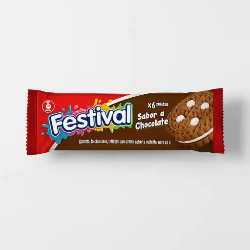 [9M] FESTIVAL CHOCOLATE COOKIE 50Gr