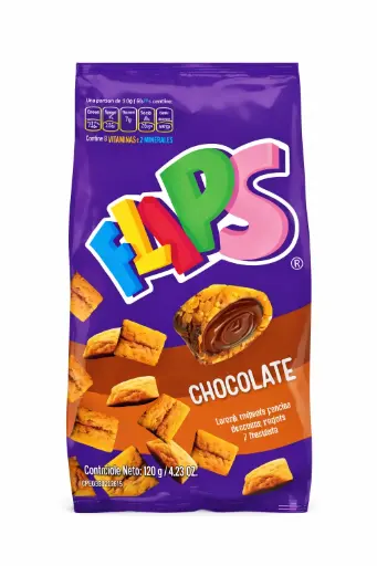 CEREAL FLIPS CHOCOLATE 120GR