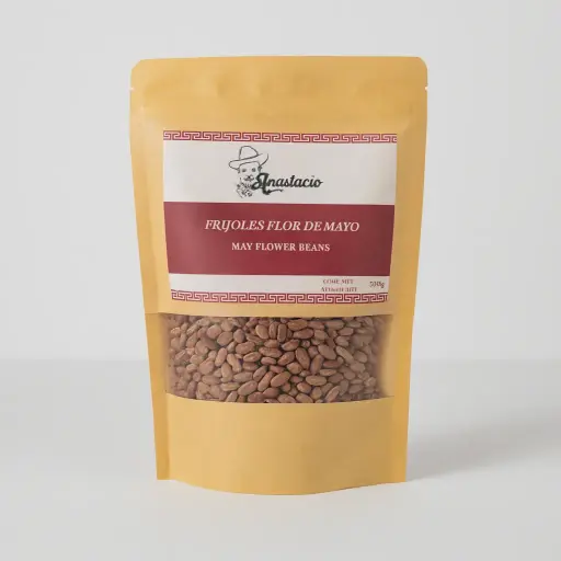 DRY MAY FLOWER BEANS / FRIJOLES FLOR DE MAYO SECOS 500GR
