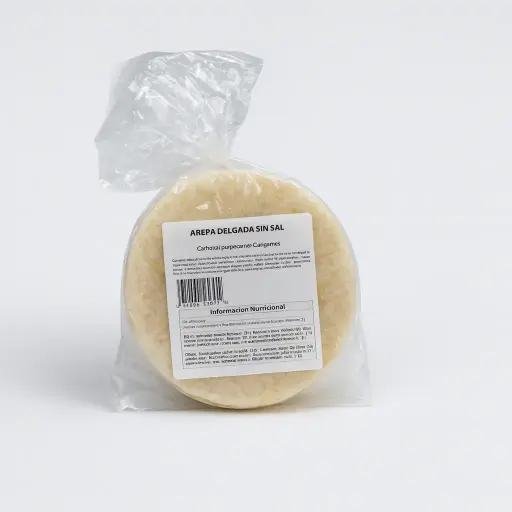 FRESH THIN AREPA WITHOUT SALT (10Pc)1260Gr