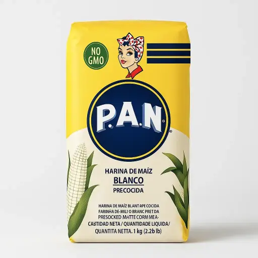 [12M] HARINA PAN WHITE CORN FLOUR  1Kg