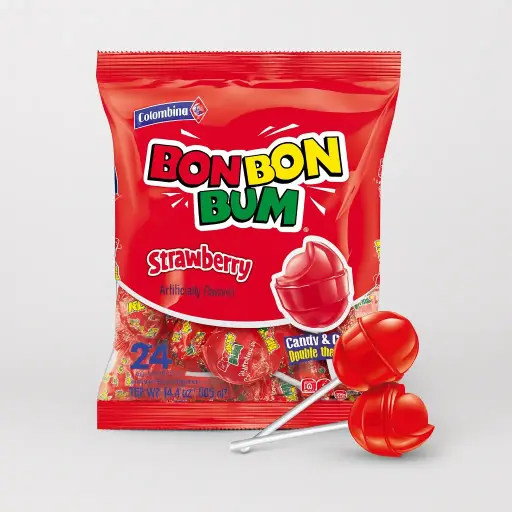 [8M] BON BON BUM STRAWBERRY 19Gr