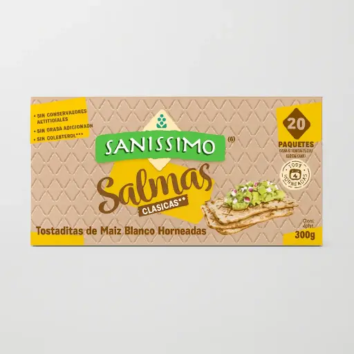 OVED BAKED CORN CRACKERS SALMAS 360Gr