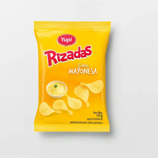 RIZADAS CHIPS MAYONNAISE / PAPAS RIZADAS MAYONESA 105 Gr