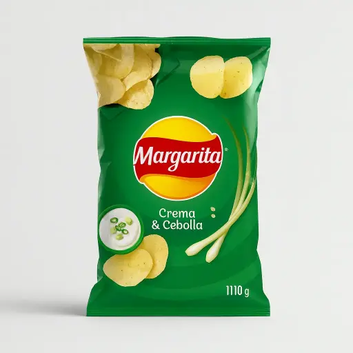SOUR CREAM AND ONION CHIPS MARGARITA 36 GR