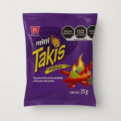 SPICY CHIPS / MINI TAKIS FUEGO 35GR