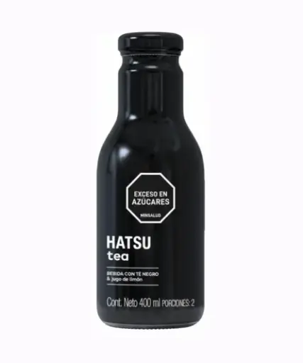 HATSU BLACK TEA LEMON 400ML