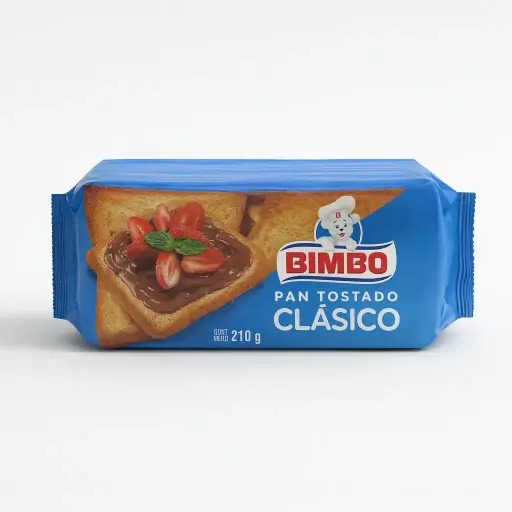 TOASTED BREAD / PAN TOSTADO BIMBO 210 Gr