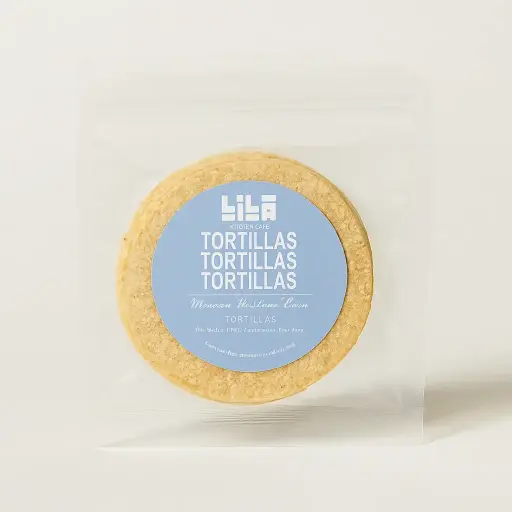 TORTILLAS DE MAIZ BLANCO ARTESANAL 12Cm 250Gr