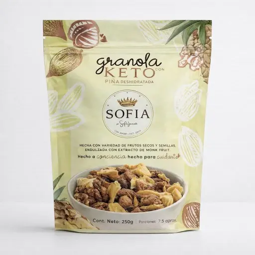 KETO PINEAPPLE GRANOLA SOFIA 250GR