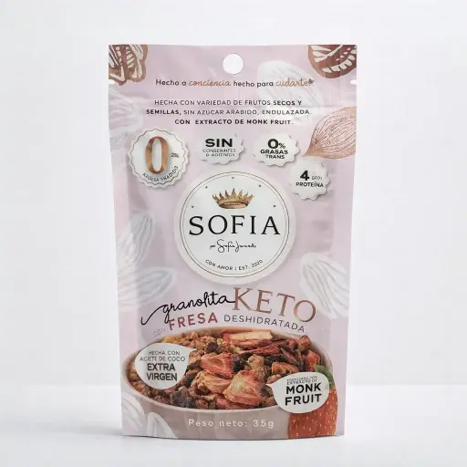 GRANOLA KETO FRESA SOFIA 35GR