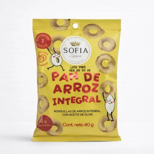 WHOLE GRAIN RICE BREAD SOFIA 40GR