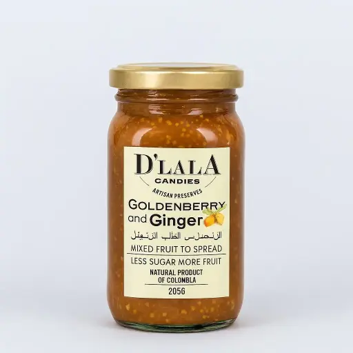 MERMELADA DE UCHUA Y JENGIBRE DLALA 258GR