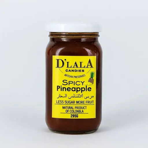 MERMELADA DE PIÑA PICANTE DLALA 285GR